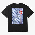 Manchester United 94 Away Jersey Pattern Oversized T-Shirt Stand Out with Spirit from FIFA World Cup 2026 Group Stage Capturing Messi, Portugal, Spain and Germany Energy, Vintage Soccer Flavor, Modern Football Stars, National Flags and Final Night