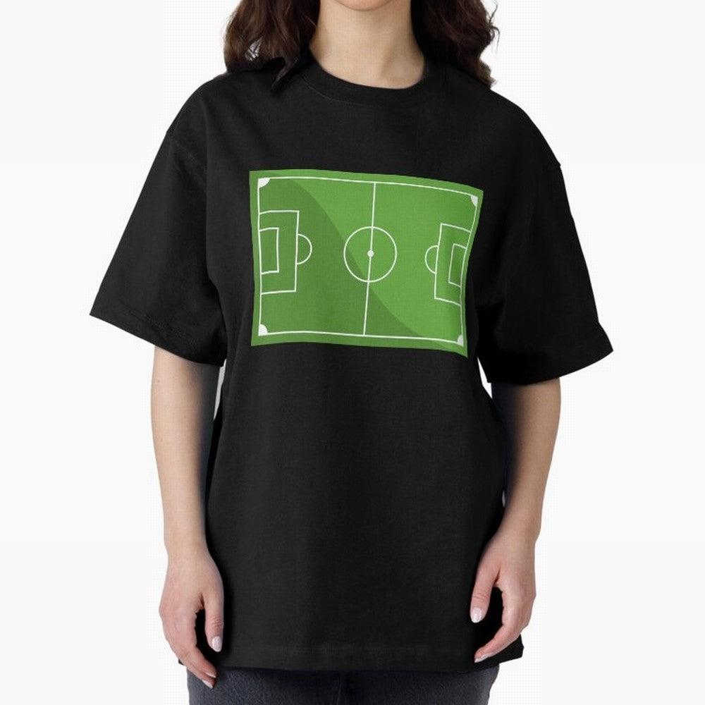 Football Pitch Oversized T-Shirt Celebrate Rivalries and Pride in the FIFA World Cup 2026 USA Canada Mexico Journey through Haaland and Mbappe Highlights, Argentina Pride, Game Day Rituals, Football Legends, Country Pride and the Road to the Final;