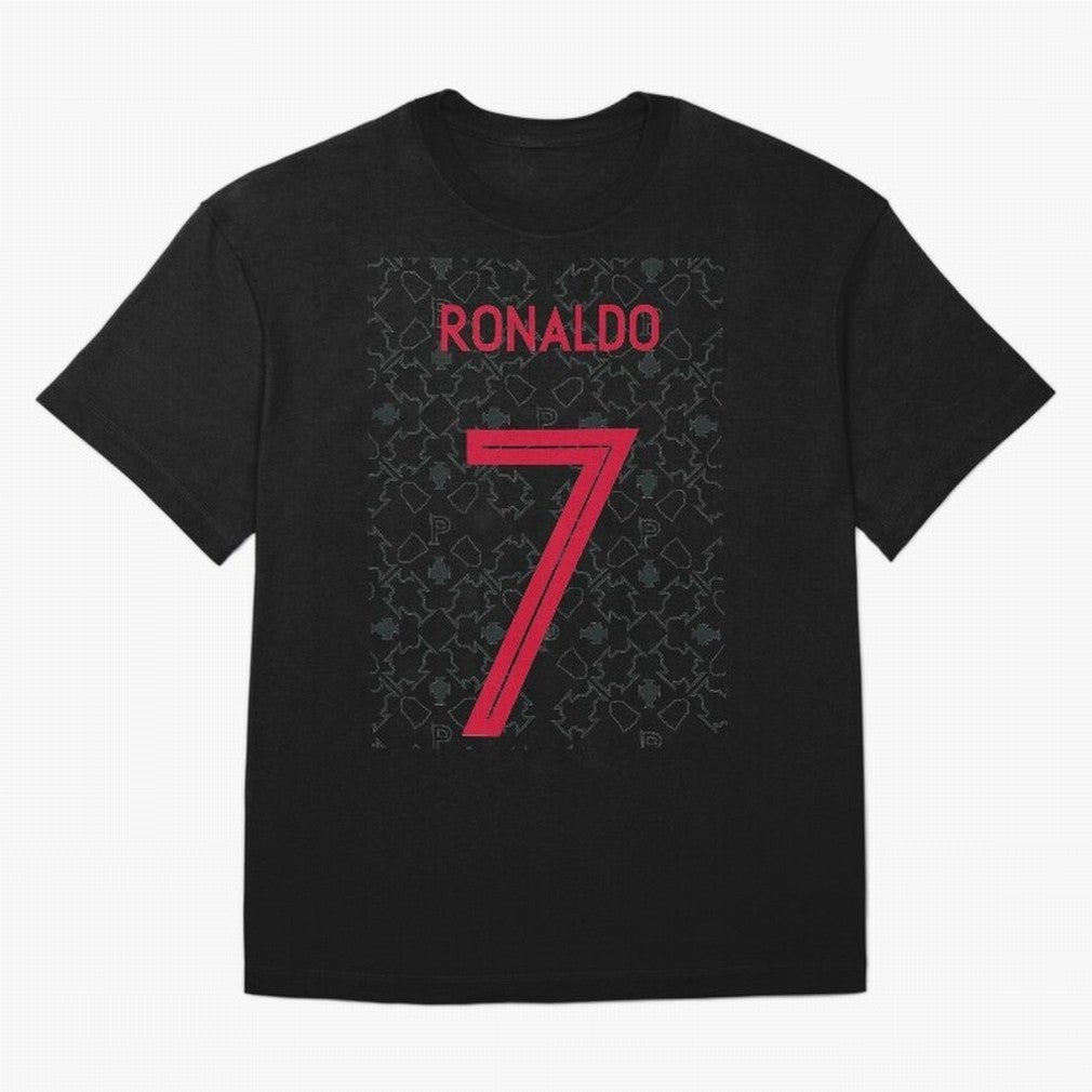Christiano Ronaldo Portugal Away Jersey 2020 Oversized T-Shirt Bring Trophy Dreams to FIFA World Cup 2026 Group Stage Spirit, Featuring England, France and Netherlands, CR7 and Messi, Football Passion, Legendary Performances, Festival Vibes and