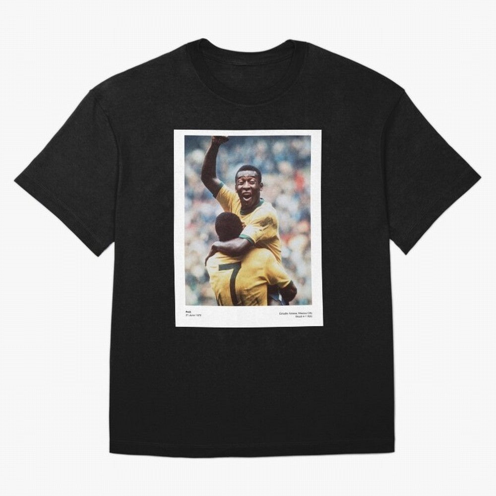 Pele Oversized T-Shirt Bring a Vintage Feel to FIFA World Cup 2026 Spirit, Featuring France and Portugal, Messi, CR7 and Mbappe, Football History, Final Match Energy, Crowd Noise and Once in a Lifetime Moments; Perfect for Fans, Collectors, Family