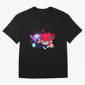 RonaDora chibis Oversized T-Shirt Celebrate Football Heritage in FIFA World Cup 2026 for Fans of Messi and Cristiano Ronaldo and Argentina, Bringing Football History, Final Match Energy, Crowd Noise and Once in a Lifetime Moments; Ideal for