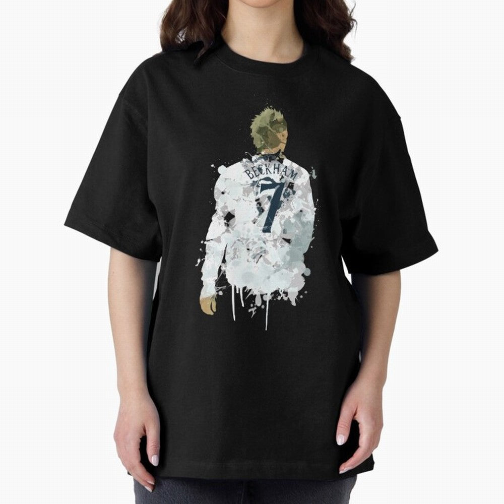 David Beckham England Captain Art Oversized T-Shirt Celebrate Global Passion for FIFA World Cup 2026 USA Canada Mexico Filled with Mbappe, Germany Energy, Tournament Hype, Historic Matchups, Family Viewing Parties and Global Sports Pride; Great for