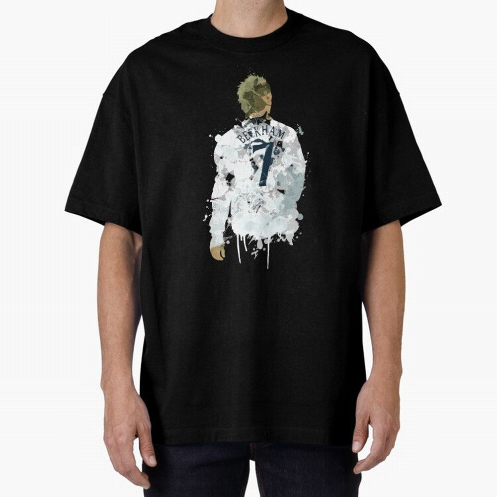 David Beckham England Captain Art Oversized T-Shirt Celebrate Global Passion for FIFA World Cup 2026 USA Canada Mexico Filled with Mbappe, Germany Energy, Tournament Hype, Historic Matchups, Family Viewing Parties and Global Sports Pride; Great for