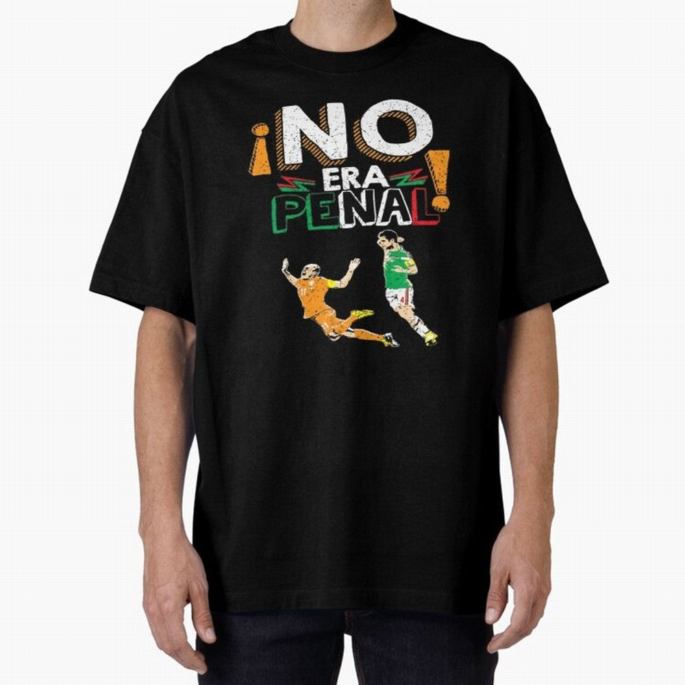 No Era Penal Oversized T-Shirt Get Ready for Global Football Passion for FIFA World Cup 2026 USA Canada Mexico, Driven by Messi, Neymar and Mbappe, England, France and Netherlands, Match Day Excitement, Supporter Culture, Golden Goals and Global