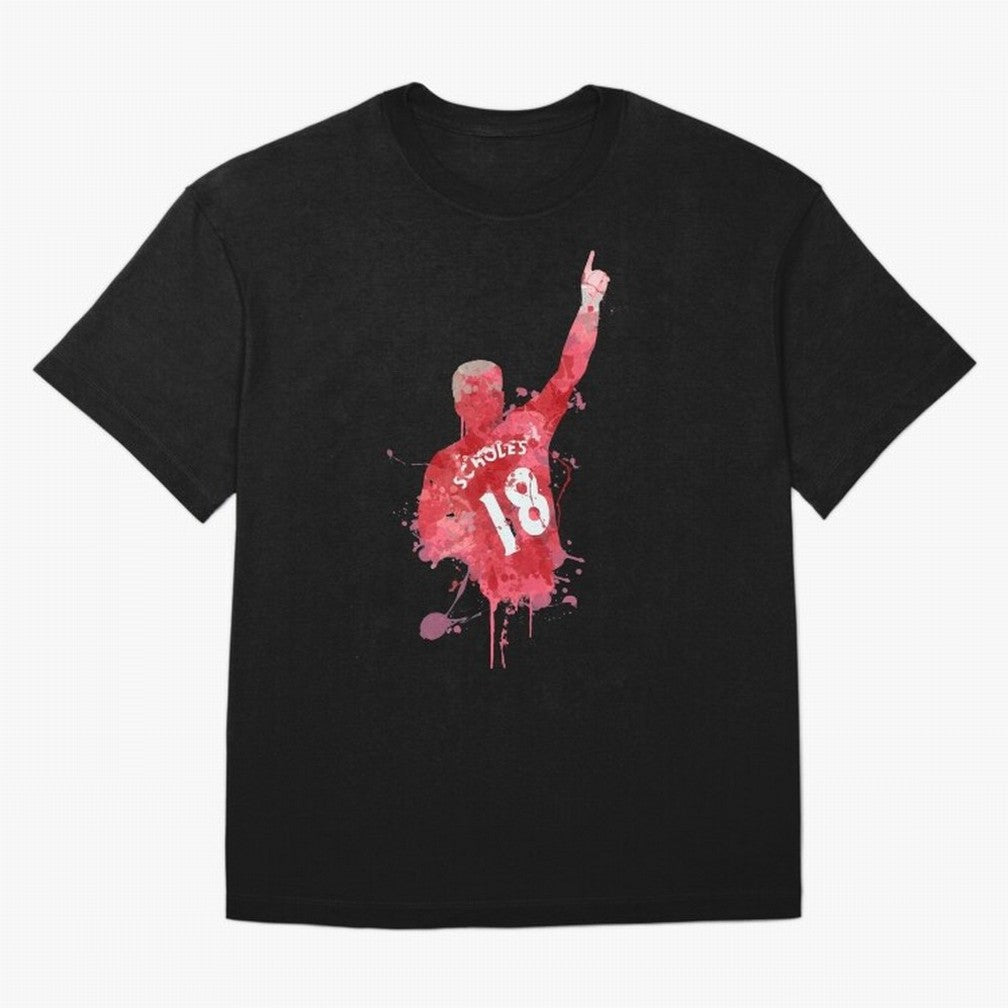 Paul Scholes Manchester United Legend Art Oversized T-Shirt Refresh FIFA World Cup 2026 USA Canada Mexico with Haaland, Argentina and Brazil Energy, Champion Mindset, Group Stage Buzz, Knockout Tension and Passionate Fan Culture; Perfect for