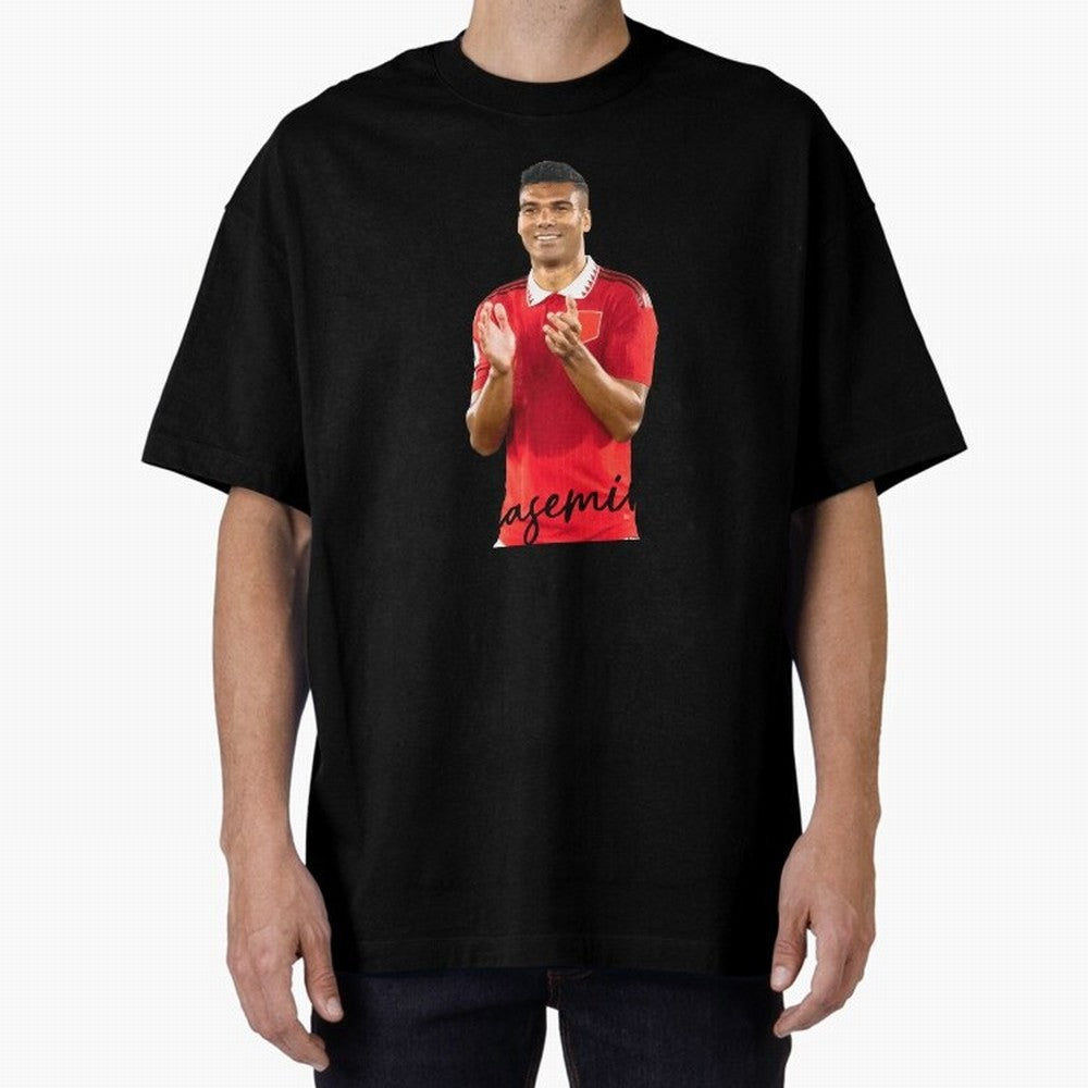 Casemiro Oversized T-Shirt Follow FIFA World Cup 2026 Featuring Neymar, Germany Energy, Championship Spirit, Famous Goals, Roaring Crowds and International Football Unity; Made for Collectors Who Enjoy Iconic Players, Country Pride, Vintage Vibes