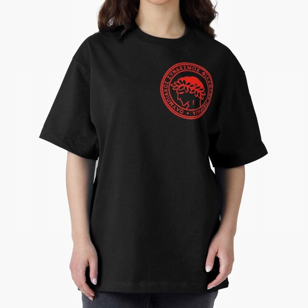 Olympiakos FC Oversized T-Shirt Join the FIFA World Cup 2026 Journey through Neymar Highlights, Brazil Pride, Stadium Memories, Football Loyalty, International Chants and Championship Tradition; Created for Match Day Parties, Soccer Gifts, Fan