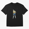 Brazilian Football Player from Milano Oversized T-Shirt Support Iconic Players in FIFA World Cup 2026 Group Stage Spirit, Inspired by Spain, Messi, Neymar and Mbappe, Supporter Pride, Iconic Celebrations, Legendary Names and Global Match Day