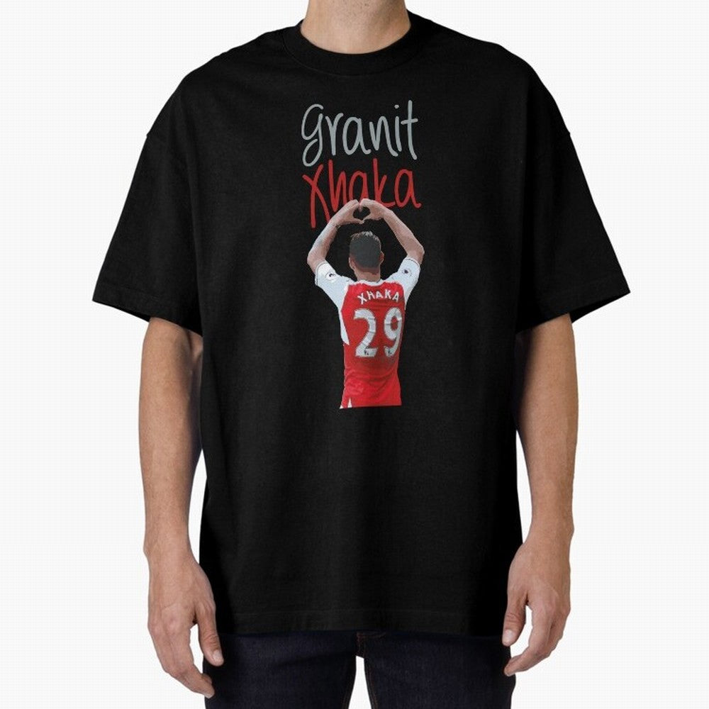 Granit Xhaka Oversized T-Shirt Bring Legendary Rivalry Energy to the FIFA World Cup 2026 Journey through Mbappe Highlights, England Pride, Worldwide Fan Energy, Dramatic Goals, Stadium Lights and Championship Celebrations; Made for Collectors Who