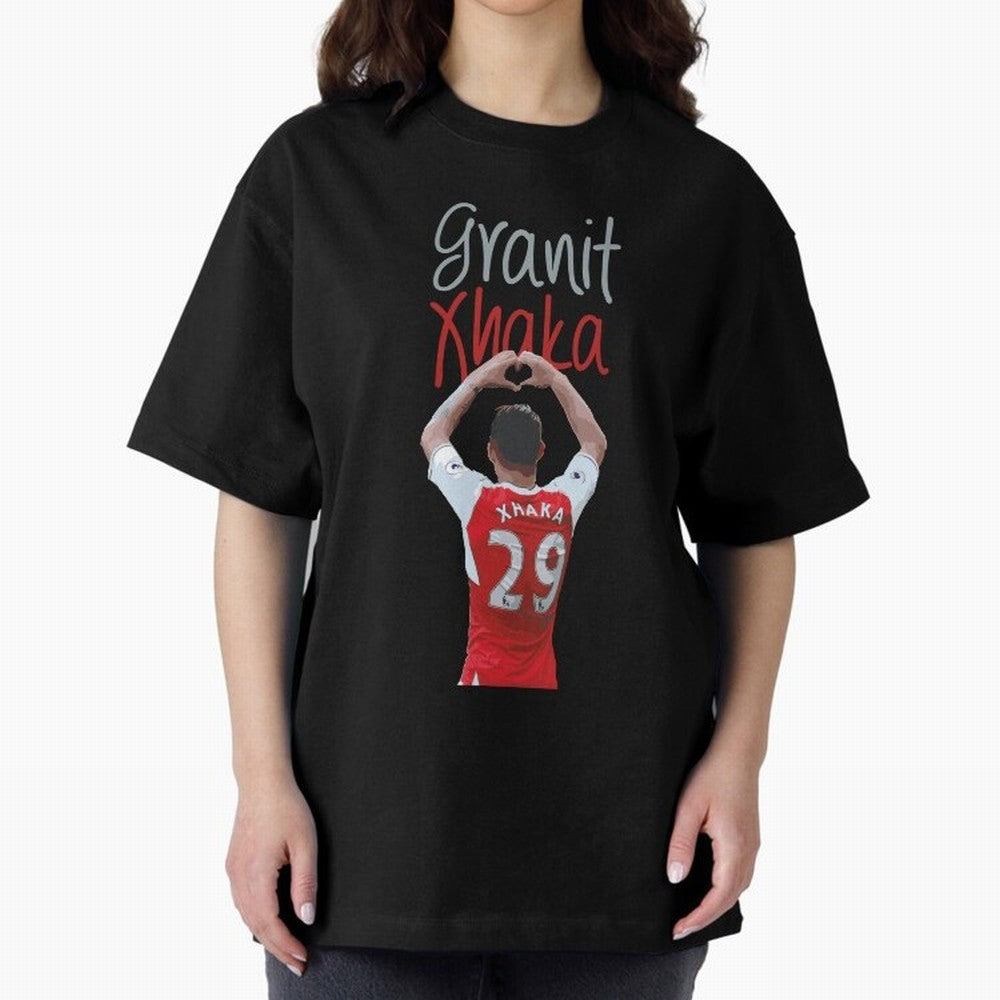 Granit Xhaka Oversized T-Shirt Bring Legendary Rivalry Energy to the FIFA World Cup 2026 Journey through Mbappe Highlights, England Pride, Worldwide Fan Energy, Dramatic Goals, Stadium Lights and Championship Celebrations; Made for Collectors Who