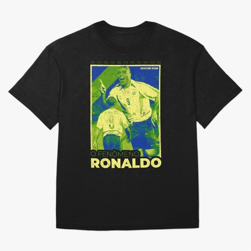 Ronaldo - Street Art - Soccer Icons Oversized T-Shirt Remember Match Day Hype around FIFA World Cup 2026, CR7, Spain, Football Festival Excitement, Trophy Ambitions, Country Rivalries and Star Player Buzz; Perfect for Fans, Collectors, Family
