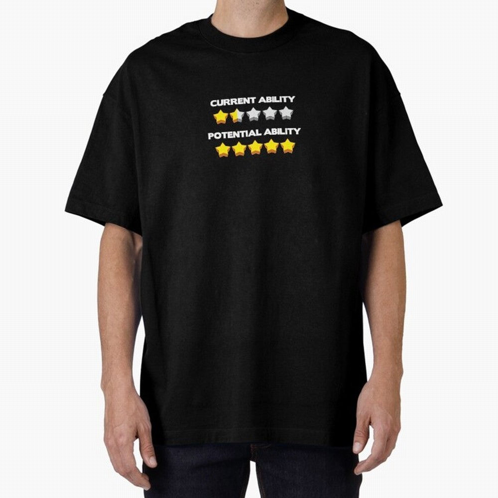 Potential !!!! Oversized T-Shirt Celebrate Unforgettable Nights in Match Day Hype around FIFA World Cup 2026 Group Stage, Cristiano Ronaldo, Haaland and CR7, England, France and Netherlands, Classic Soccer Heritage, Championship Pressure, Fan