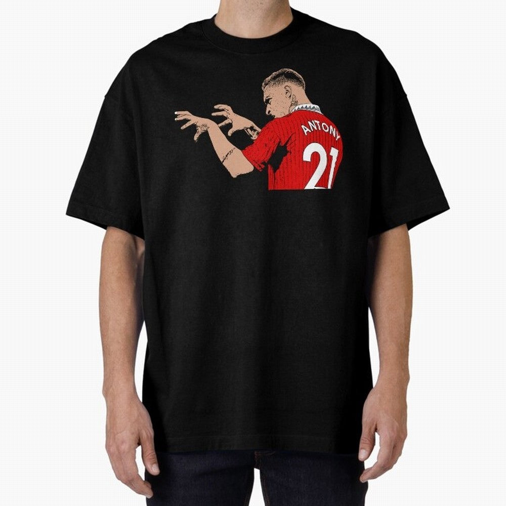 Antony Oversized T-Shirt Discover Global Football Passion for FIFA World Cup 2026, Inspired by Mbappe, Portugal, Classic Soccer Heritage, Championship Pressure, Fan Loyalty and International Pride; Made for Collectors Who Enjoy Iconic Players,