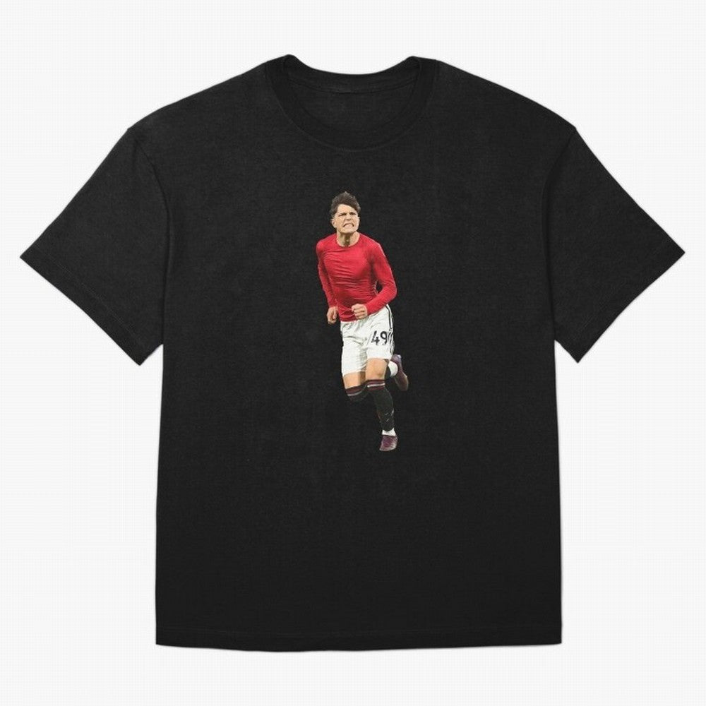 Alejandro Garnacho celebration Oversized T-Shirt Celebrate the Magic of FIFA World Cup 2026 Group Stage Capturing Messi, Portugal, Spain and Germany Energy, Worldwide Fan Energy, Dramatic Goals, Stadium Lights and Championship Celebrations; Ideal