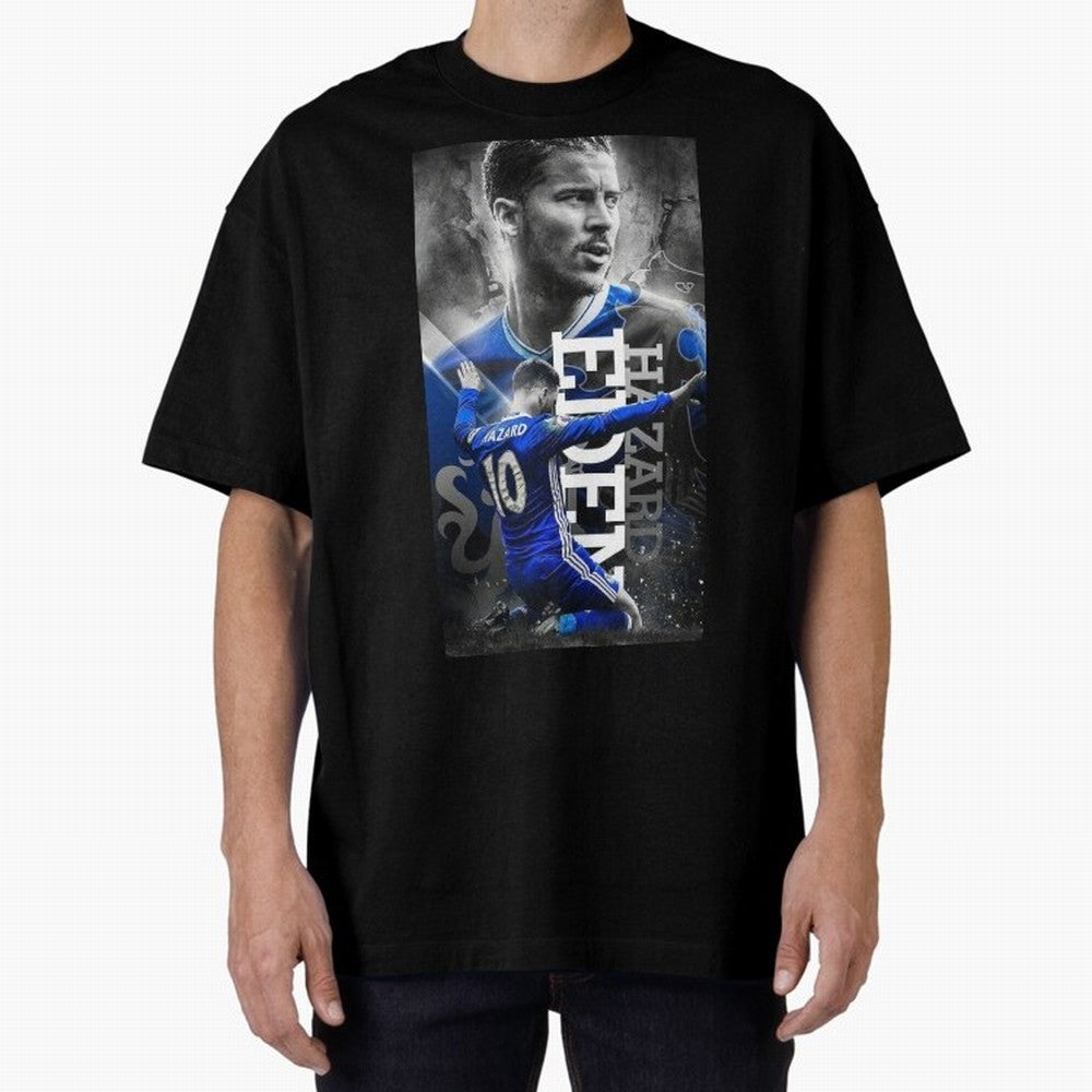 Eden Hazard Oversized T-Shirt Bring a Vintage Feel to FIFA World Cup 2026 for Fans of Neymar and Spain, Bringing Football Passion, Legendary Performances, Festival Vibes and Supporter Community; Perfect for Supporters Who Want Bold Football Energy,