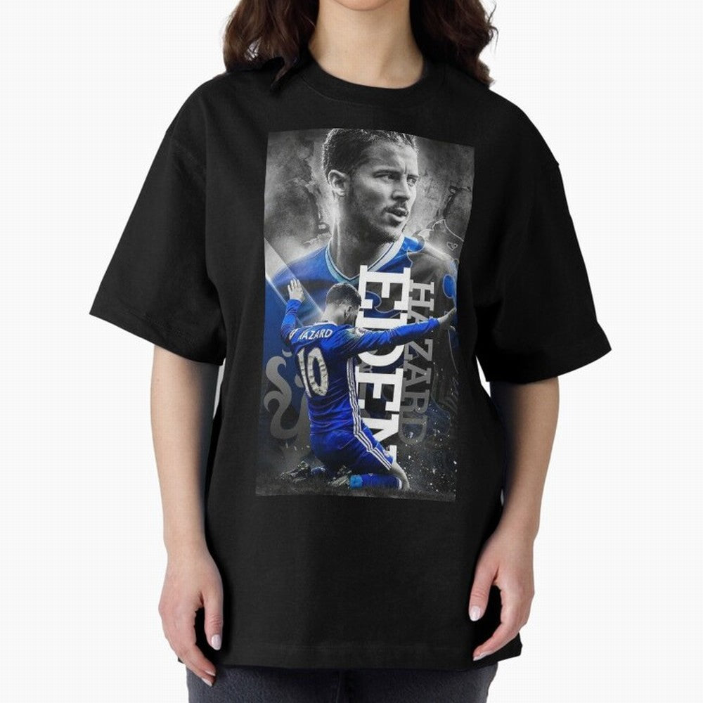 Eden Hazard Oversized T-Shirt Bring a Vintage Feel to FIFA World Cup 2026 for Fans of Neymar and Spain, Bringing Football Passion, Legendary Performances, Festival Vibes and Supporter Community; Perfect for Supporters Who Want Bold Football Energy,