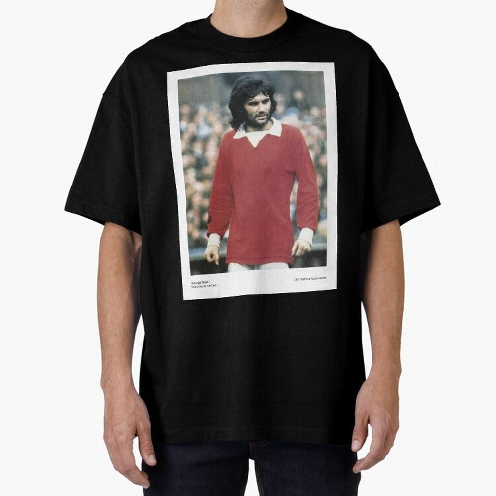 George Best - Manchester United Oversized T-Shirt Join Global Football Passion for FIFA World Cup 2026 Group Stage, Driven by Haaland and Mbappe, Argentina, France and Brazil, Tournament Hype, Historic Matchups, Family Viewing Parties and Global