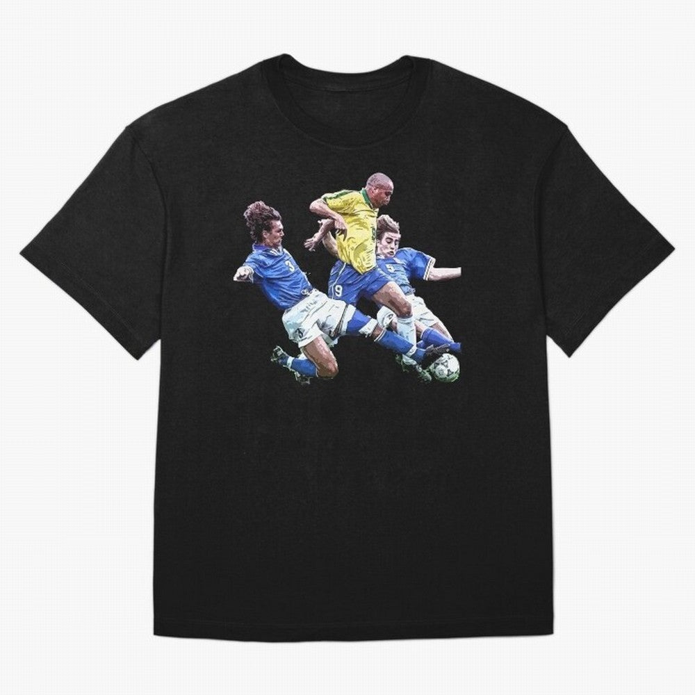 Ronaldo vs Maldini & Cannavaro Oversized T-Shirt Cheer through Every Moment of FIFA World Cup 2026 Group Stage Spirit, Featuring Netherlands, Messi, CR7 and Mbappe, Championship Spirit, Famous Goals, Roaring Crowds and International Football Unity;