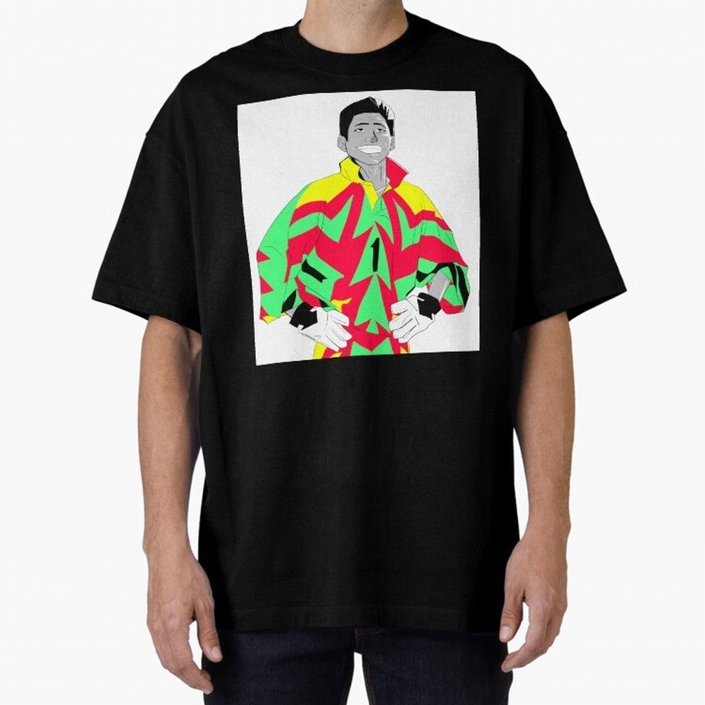 Jorge Campos the legend of soccer football in goal keeper Oversized T-Shirt Support Your Favorite Stars during FIFA World Cup 2026 USA Canada Mexico for Fans of Messi and England, France and Netherlands, Bringing Football Festival Excitement,