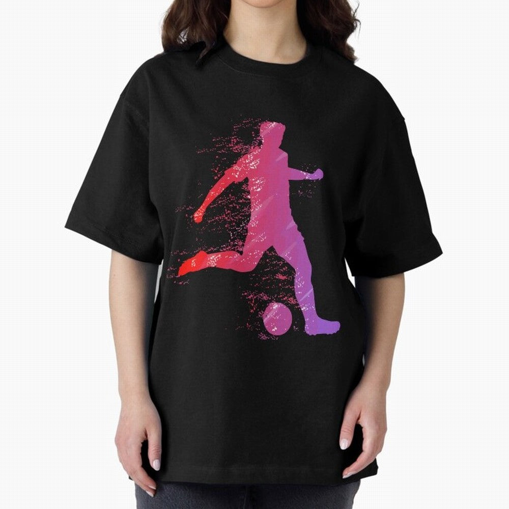 Soccer Player Shoot Oversized T-Shirt Bring Bold Fan Energy to Global Football Passion for FIFA World Cup 2026 USA Canada Mexico, Made for Haaland, England, Football Passion, Legendary Performances, Festival Vibes and Supporter Community; Created