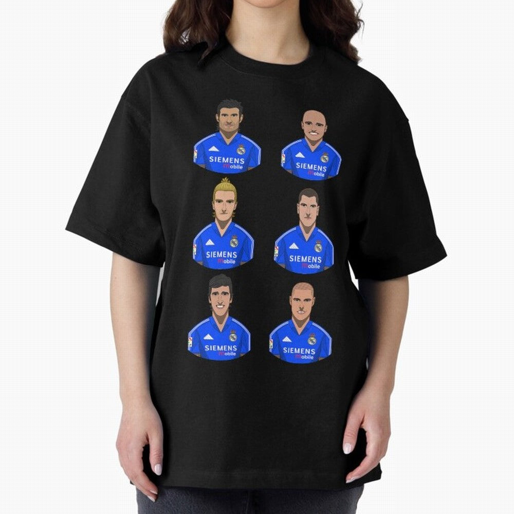 Los Galacticos Oversized T-Shirt Fuel the Hype around FIFA World Cup 2026 Group Stage Spirit, with England, France and Netherlands, Cristiano Ronaldo, Goal Celebration Energy, Supporter Heritage, Football Icons and Worldwide Tournament Joy; Created
