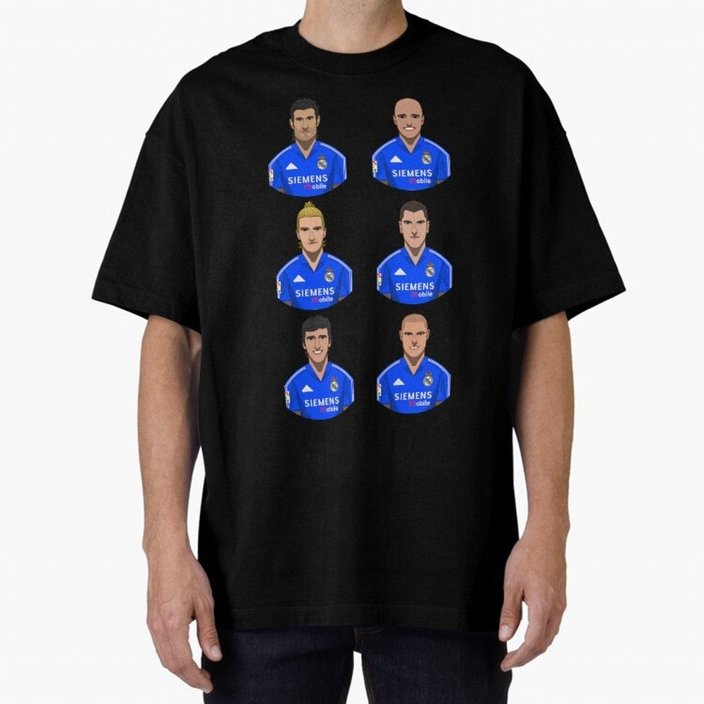 Los Galacticos Oversized T-Shirt Fuel the Hype around FIFA World Cup 2026 Group Stage Spirit, with England, France and Netherlands, Cristiano Ronaldo, Goal Celebration Energy, Supporter Heritage, Football Icons and Worldwide Tournament Joy; Created