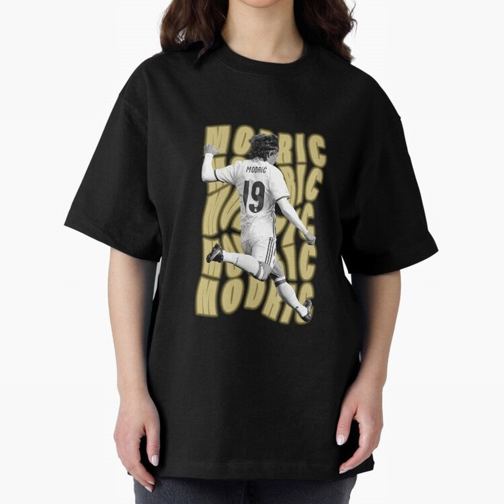 Luka modric Oversized T-Shirt Bring a Champion Mindset to the FIFA World Cup 2026 Journey through Messi and Cristiano Ronaldo Highlights, Argentina Pride, Vintage Soccer Flavor, Modern Football Stars, National Flags and Final Night Emotion; Ideal