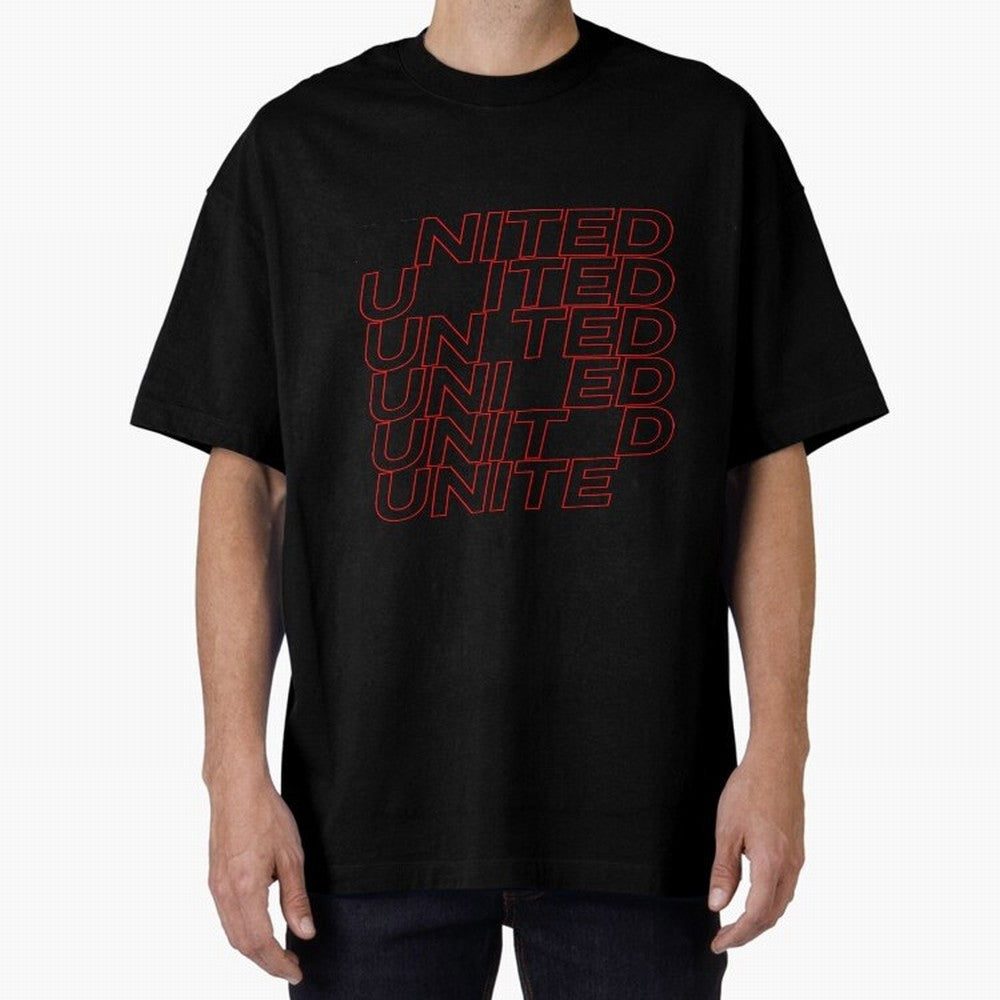 MAN UNITED - 2020 WHITE ILLUSTRATION Oversized T-Shirt Bring Stadium Energy to the FIFA World Cup 2026 Group Stage Journey through Haaland and Mbappe Highlights, Netherlands Pride, Football Passion, Legendary Performances, Festival Vibes and