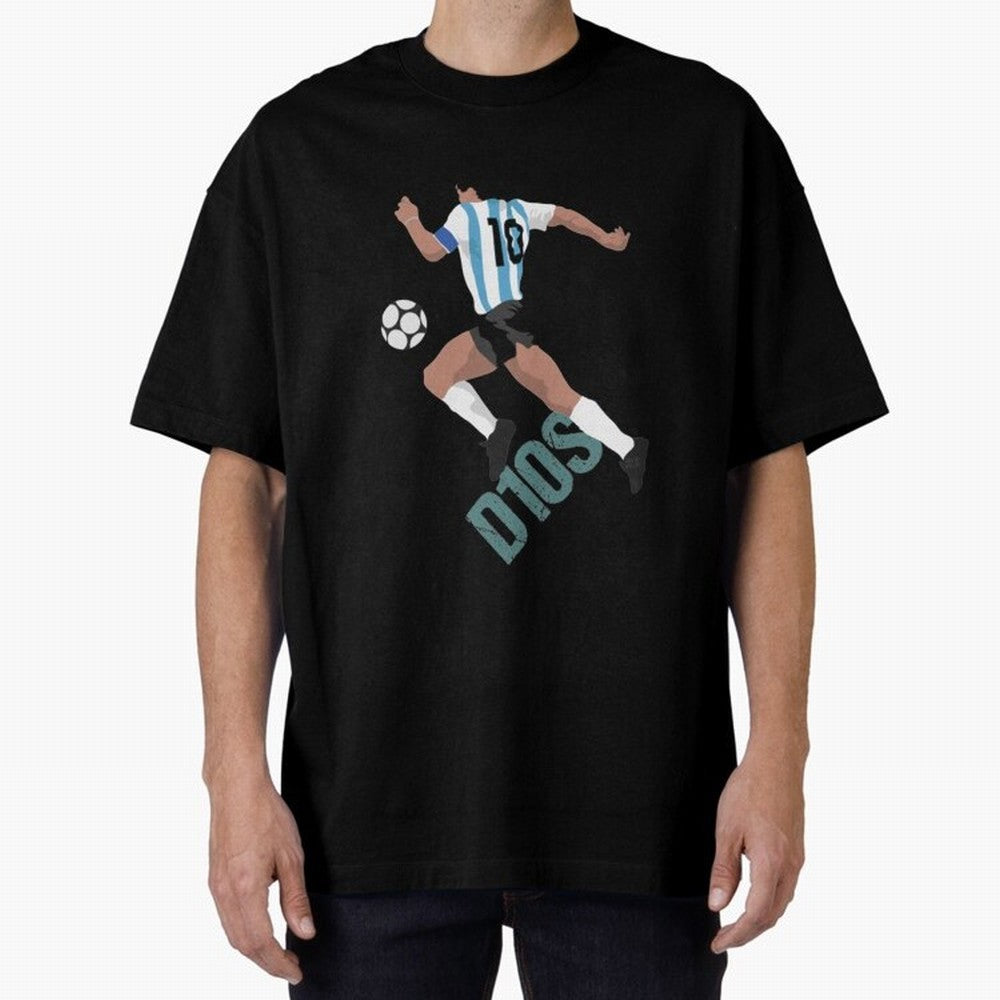 D10S Oversized T-Shirt Share the Excitement of FIFA World Cup 2026 Group Stage for Fans of Messi, Neymar and Mbappe and Spain, Bringing Classic Soccer Heritage, Championship Pressure, Fan Loyalty and International Pride; Perfect for Supporters Who