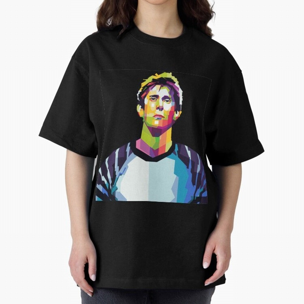 Edwin Van Der Sar Oversized T-Shirt Celebrate Soccer Greatness during FIFA World Cup 2026 USA Canada Mexico for Fans of Messi, CR7 and Mbappe and Spain and Netherlands, Bringing Retro Football Energy, Iconic Rivalries, Trophy Chase Drama and