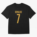 Christiano Ronaldo Portugal Jersey 2023 Oversized T-Shirt Show Up for the Glory of Global Football Passion for FIFA World Cup 2026 USA Canada Mexico, Celebrating CR7, Portugal, Spain and Germany, Stadium Memories, Football Loyalty, International