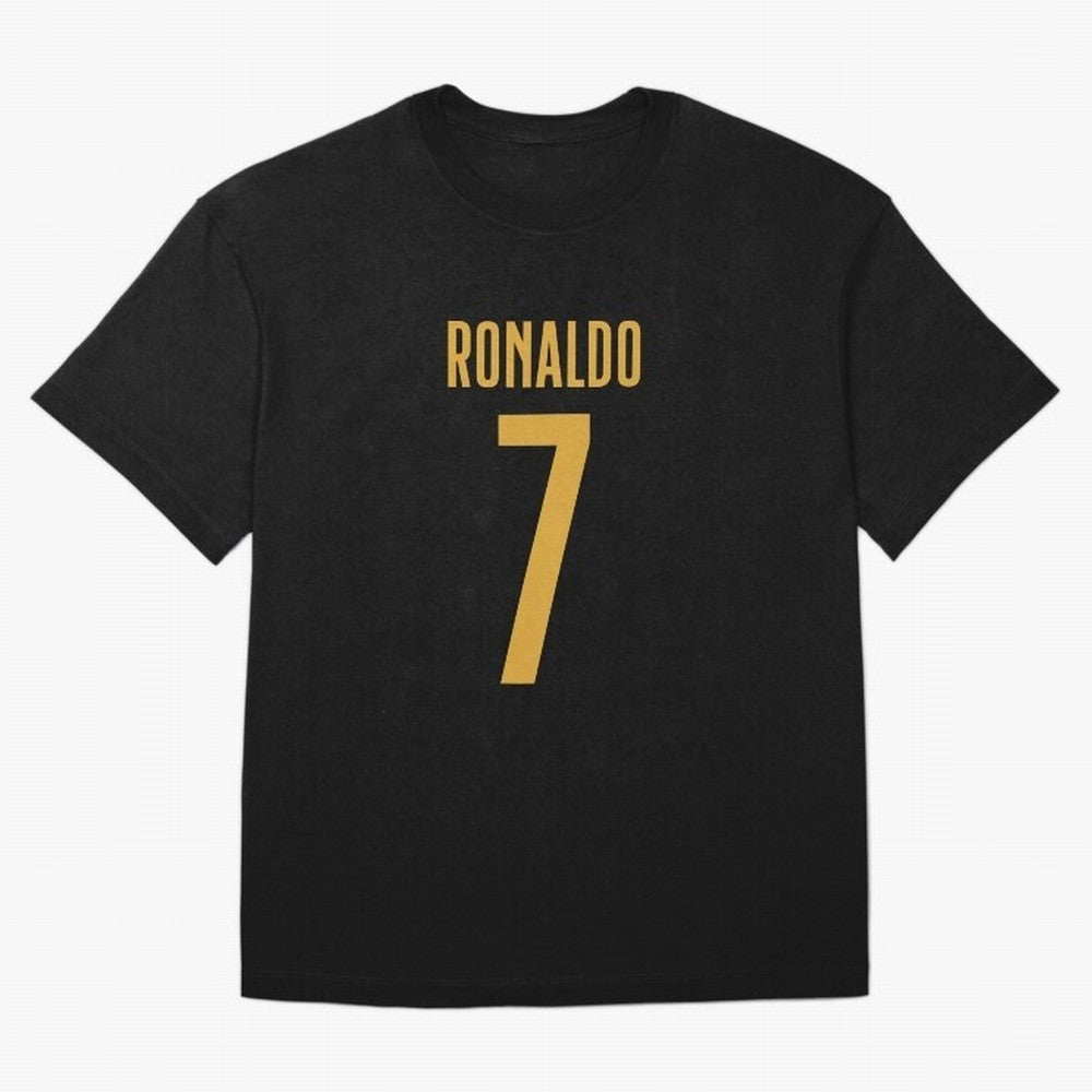 Christiano Ronaldo Portugal Jersey 2023 Oversized T-Shirt Show Up for the Glory of Global Football Passion for FIFA World Cup 2026 USA Canada Mexico, Celebrating CR7, Portugal, Spain and Germany, Stadium Memories, Football Loyalty, International