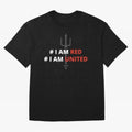 I am red, I am United Oversized T-Shirt Back the Journey through FIFA World Cup 2026 USA Canada Mexico Built around Mbappe and Neymar, Brazil, Portugal and Argentina Energy, Champion Mindset, Group Stage Buzz, Knockout Tension and Passionate Fan