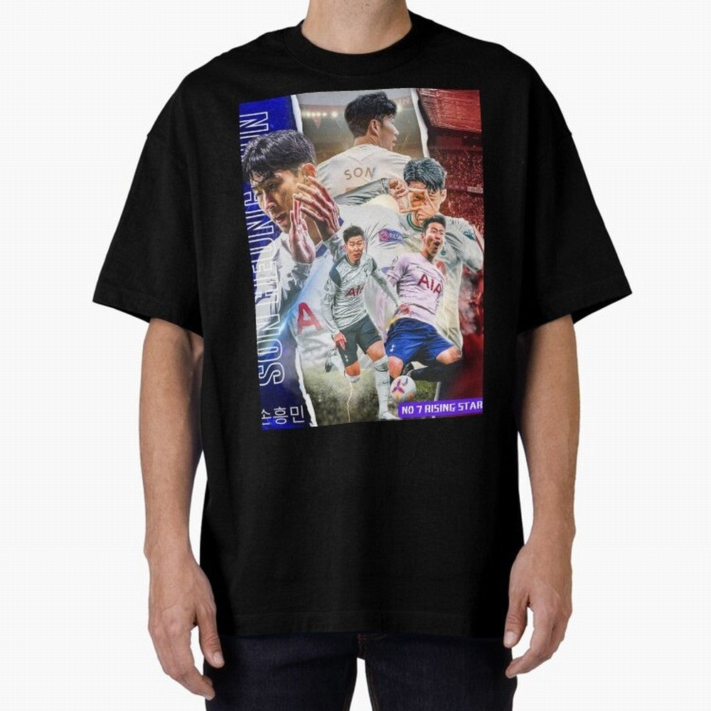 THE 7 STAR SON HEUNG MIN SPECIAL ON REDBUBBLE Oversized T-Shirt Refresh FIFA World Cup 2026 USA Canada Mexico with Haaland, Argentina and Brazil Energy, Champion Mindset, Group Stage Buzz, Knockout Tension and Passionate Fan Culture; Perfect for