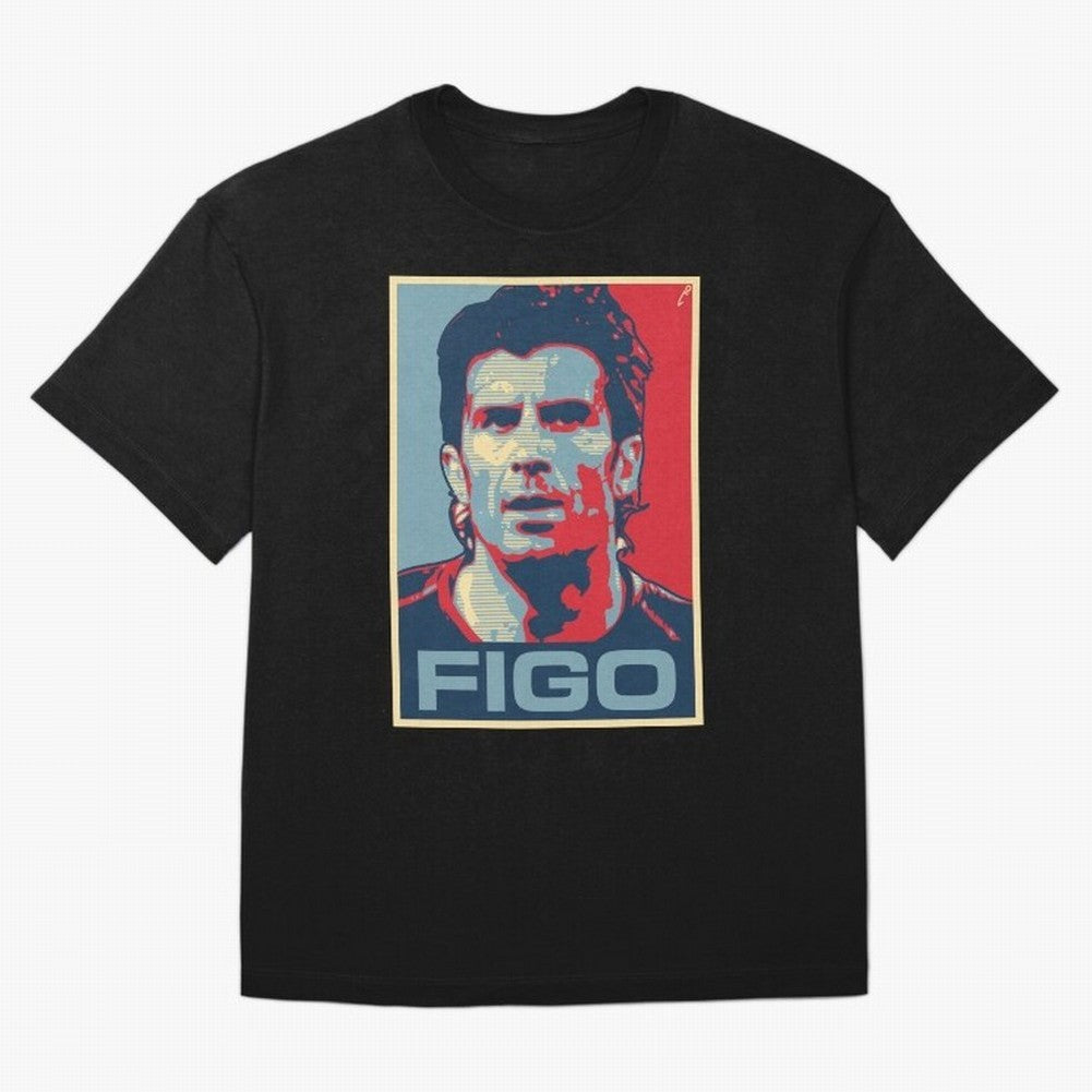 Figo Oversized T-Shirt Show Passion for the Stars of FIFA World Cup 2026 Group Stage for Fans of Mbappe and Argentina, France and Brazil, Bringing Global Supporter Spirit, Legendary Goals, National Colors and Tournament Celebration; Ideal for
