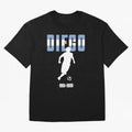 Diego 1960-2020 Oversized T-Shirt Celebrate Global Passion for FIFA World Cup 2026 Connected to Neymar, Argentina, France and Brazil Energy, Game Day Rituals, Football Legends, Country Pride and the Road to the Final; Ideal for Fans Who Follow