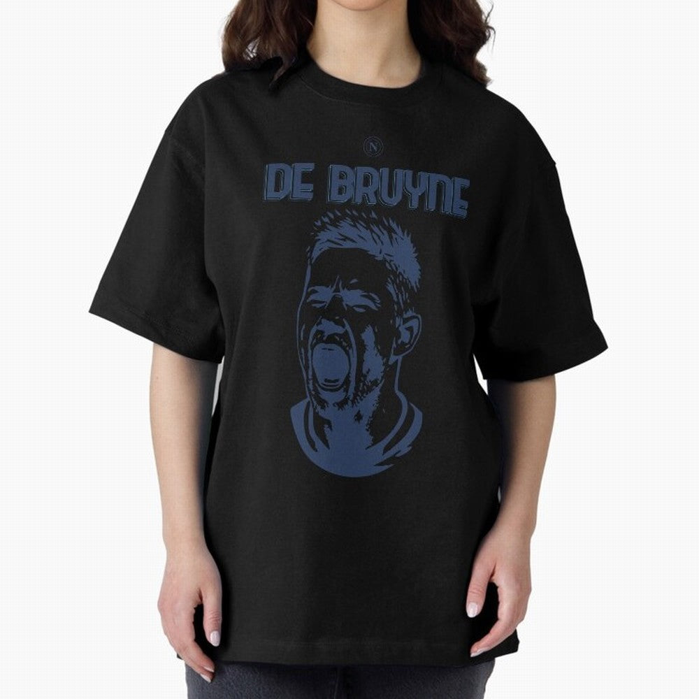 SSC NAPOLI KEVIN DE BRUYNE Oversized T-Shirt Join Supporters Worldwide for Match Day Hype around FIFA World Cup 2026, Haaland and Mbappe, Portugal, Spain and Germany, Football Festival Excitement, Trophy Ambitions, Country Rivalries and Star Player