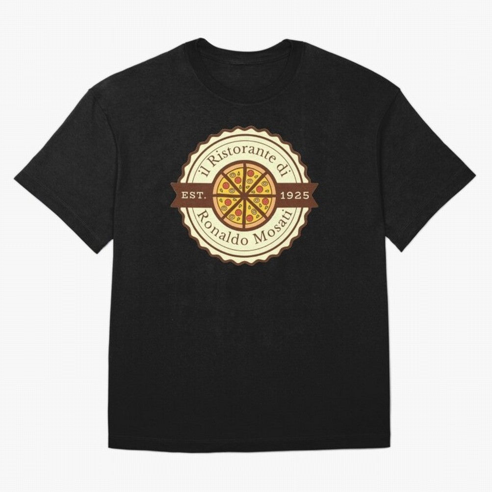 il Ristorante di Ronaldo Mosati Oversized T-Shirt Join Global Football Passion for FIFA World Cup 2026 Group Stage, Centered on Messi and Cristiano Ronaldo, England, Football Festival Excitement, Trophy Ambitions, Country Rivalries and Star Player