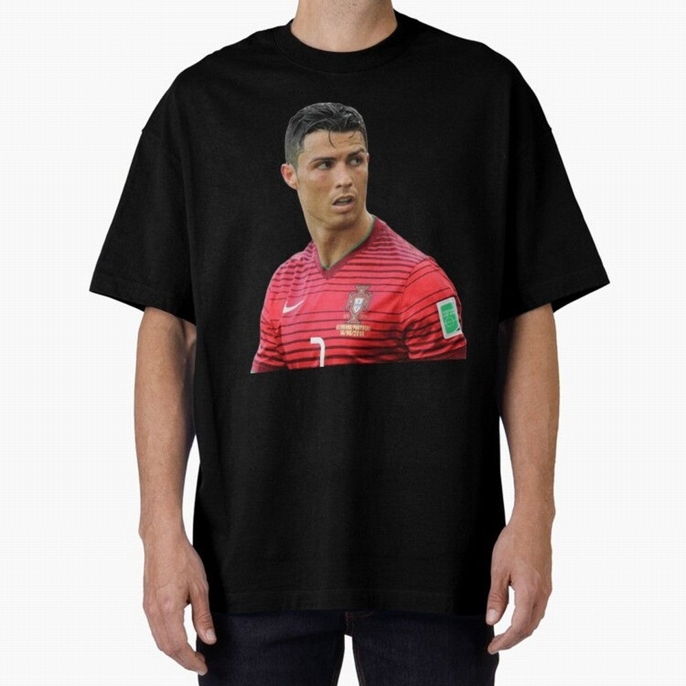 Ronaldo @AmazinProDesign Oversized T-Shirt Bring Legendary Rivalry Energy to FIFA World Cup 2026 for Fans of Haaland and Mbappe and Brazil, Portugal and Argentina, Bringing Tournament Hype, Historic Matchups, Family Viewing Parties and Global