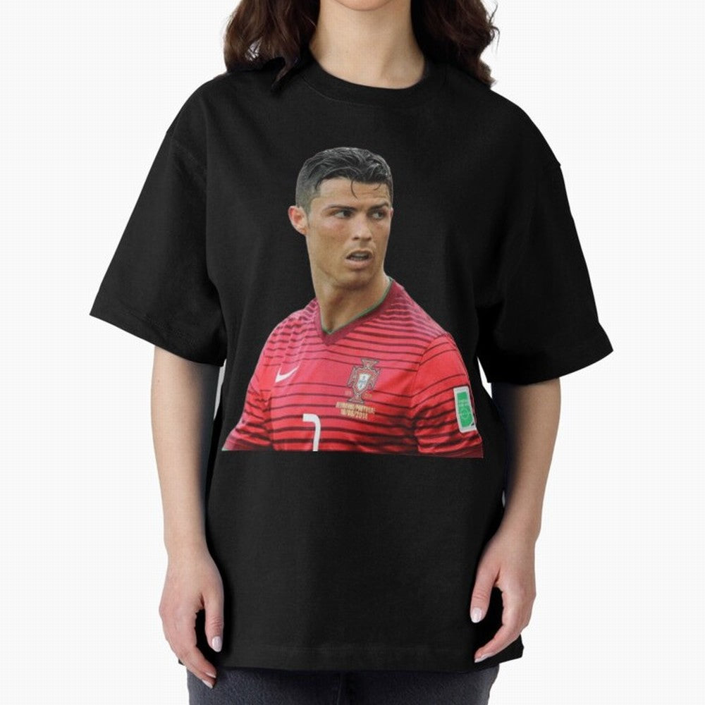 Ronaldo @AmazinProDesign Oversized T-Shirt Bring Legendary Rivalry Energy to FIFA World Cup 2026 for Fans of Haaland and Mbappe and Brazil, Portugal and Argentina, Bringing Tournament Hype, Historic Matchups, Family Viewing Parties and Global