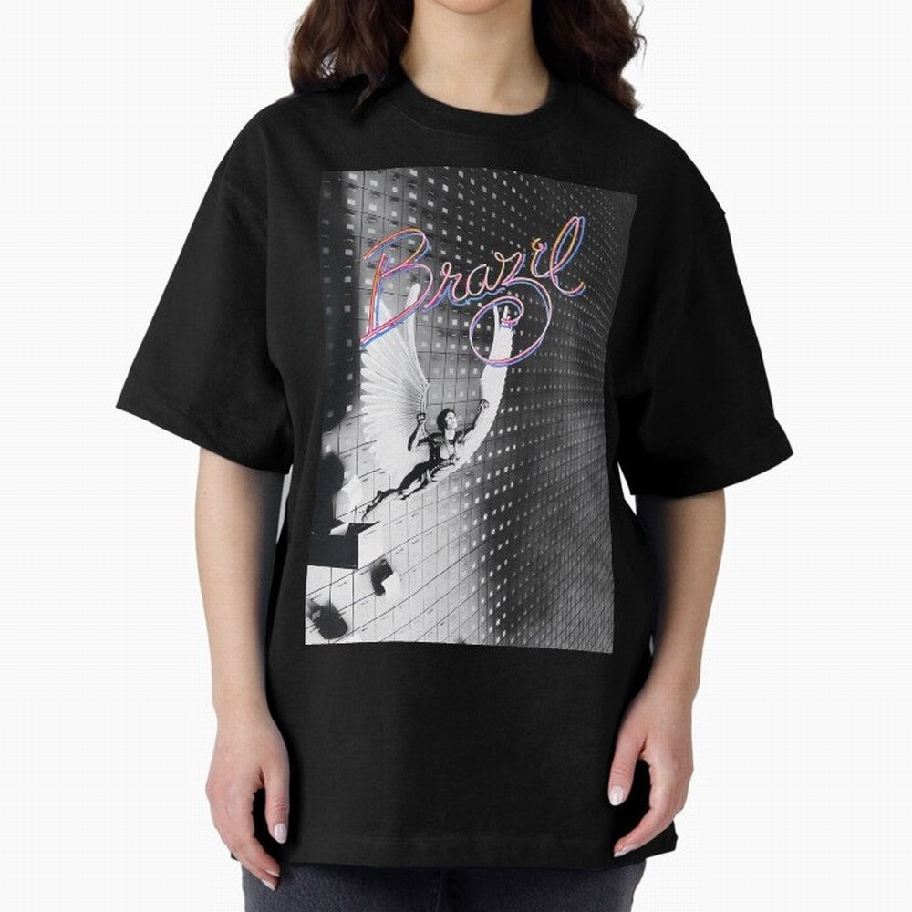 Brazil Oversized T-Shirt Share the FIFA World Cup 2026 Journey through CR7 and Messi Highlights, Brazil, Portugal and Argentina Pride, Fan Favorite Moments, National Team Passion, Big Match Drama and Soccer History; Ideal for Fans Who Follow Messi,