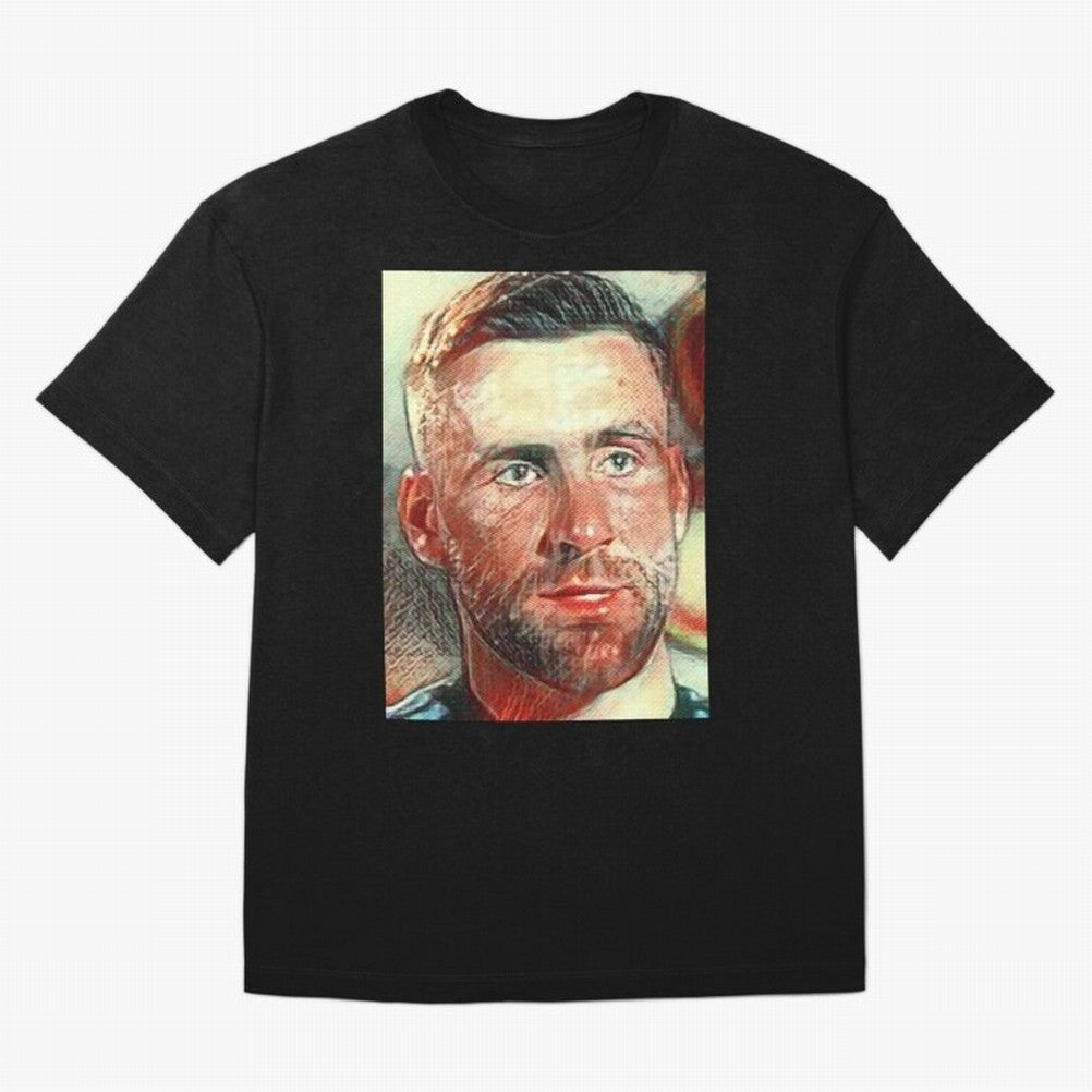 Luke Shaw Oversized T-Shirt Turn Up for Global Football Passion for FIFA World Cup 2026, Built around Messi, CR7 and Mbappe, Portugal, Spain and Germany, Worldwide Fan Energy, Dramatic Goals, Stadium Lights and Championship Celebrations; Ideal for