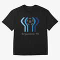 Retro Word Cup Logo1 Oversized T-Shirt Bring Match Day Fire to FIFA World Cup 2026 Filled with Haaland and Mbappe, England, France and Netherlands Energy, Sports Nostalgia, International Competition, Famous Players and Unforgettable Victories; Made