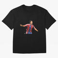 Legends of The Beautiful Game Cartoon Collection Legends Romario Cartoon Artwork162 Oversized T-Shirt Bring Home FIFA World Cup 2026 Group Stage Spirit, Made for Brazil, Cristiano Ronaldo, Haaland and CR7, Tournament Hype, Historic Matchups, Family