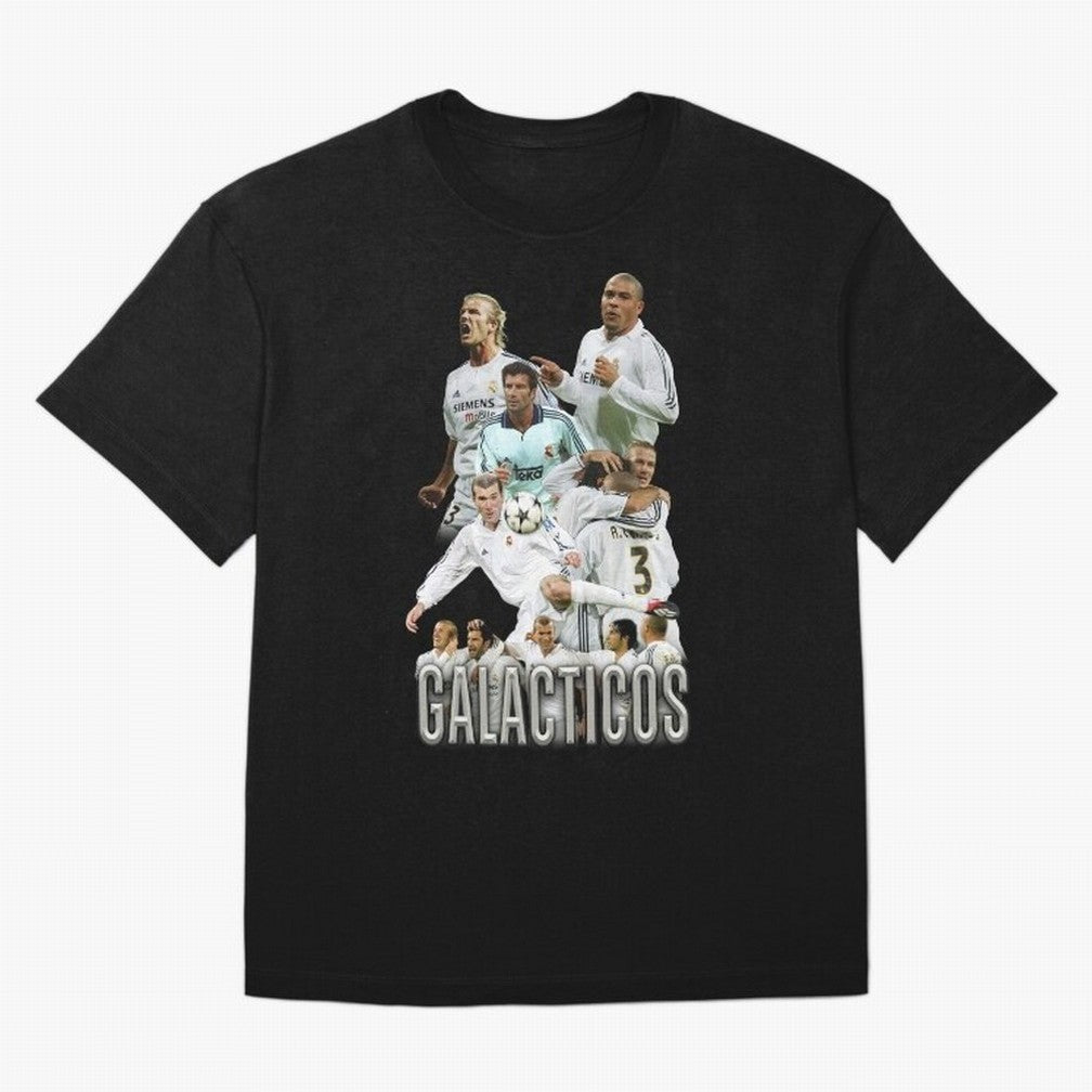 Galacticos Real Madrid Oversized T-Shirt Bring Supporter Culture to FIFA World Cup 2026 Spirit, Celebrating England, France and Netherlands, Mbappe and Neymar, Match Day Excitement, Supporter Culture, Golden Goals and Global Football Passion; Made