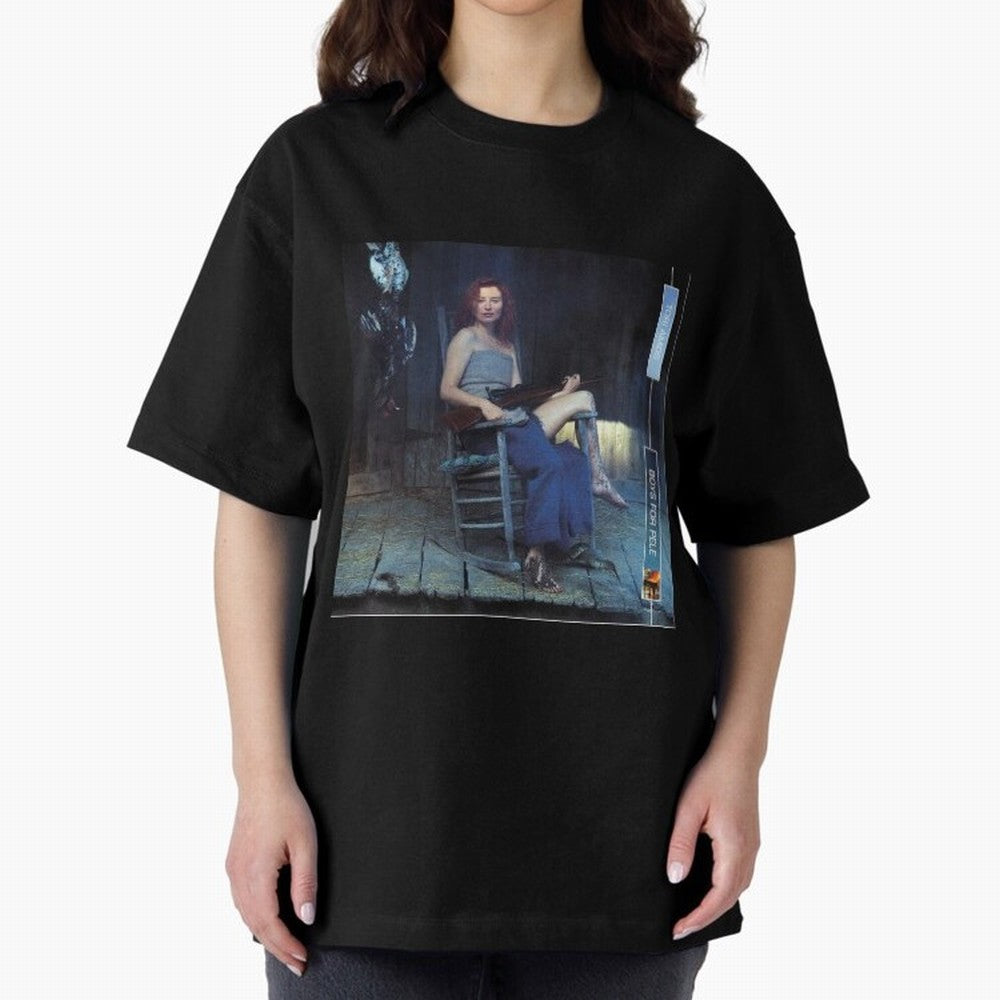 Tori Amos Boys For Pele Album Promo Art Retro Print Oversized T-Shirt Enjoy FIFA World Cup 2026 USA Canada Mexico Spirit, Celebrating England and Germany, Haaland, Tournament Hype, Historic Matchups, Family Viewing Parties and Global Sports Pride;