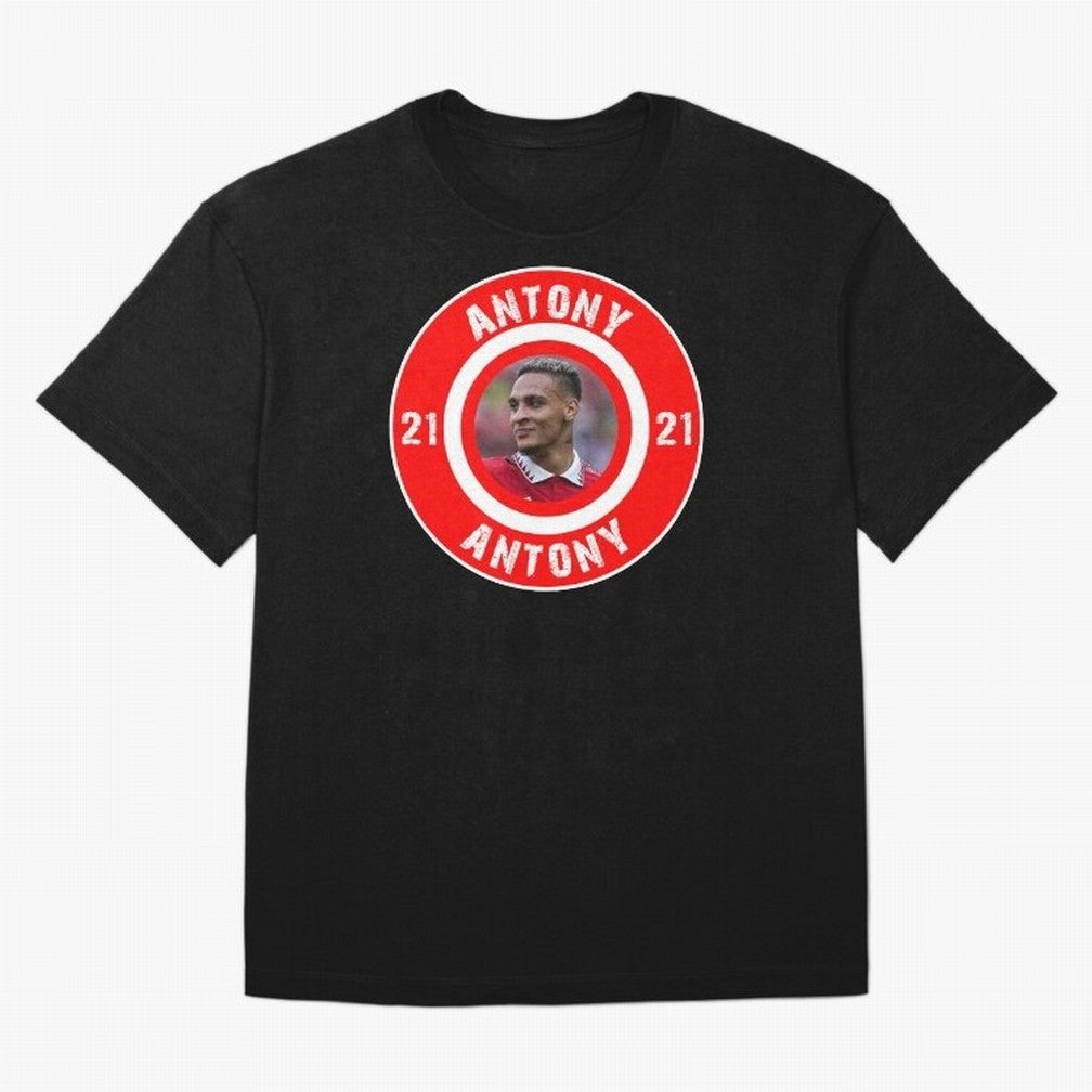 Antony Oversized T-Shirt Show Your Love for FIFA World Cup 2026 USA Canada Mexico Spirit, Celebrating England and Germany, CR7, Tournament Hype, Historic Matchups, Family Viewing Parties and Global Sports Pride; Made for Die Hard Supporters, Soccer