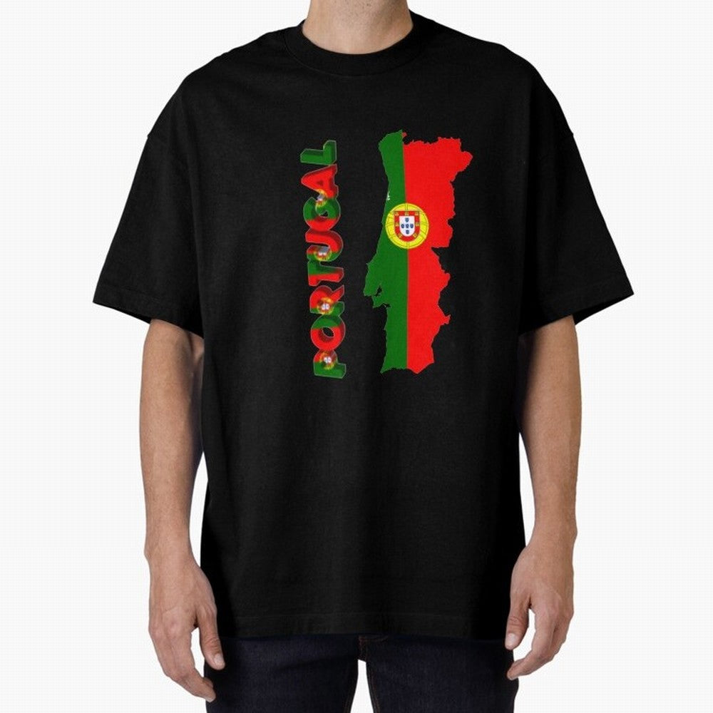 Portugal, a dream country... with Bethlehem its most visited attraction. Oversized T-Shirt Refresh FIFA World Cup 2026 Group Stage Spirit, with Germany, Cristiano Ronaldo, Haaland and CR7, Championship Spirit, Famous Goals, Roaring Crowds and