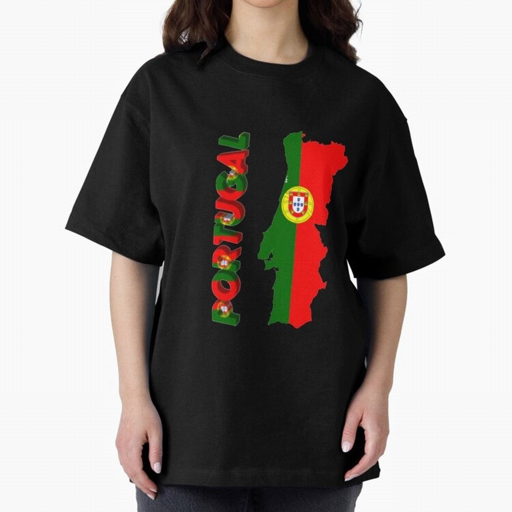 Portugal, a dream country... with Bethlehem its most visited attraction. Oversized T-Shirt Refresh FIFA World Cup 2026 Group Stage Spirit, with Germany, Cristiano Ronaldo, Haaland and CR7, Championship Spirit, Famous Goals, Roaring Crowds and