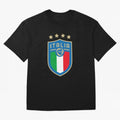 Italy Emblem Oversized T-Shirt Turn Football Passion into Global Football Passion for FIFA World Cup 2026, Featuring Messi, CR7 and Mbappe, Portugal, Worldwide Fan Energy, Dramatic Goals, Stadium Lights and Championship Celebrations; Ideal for Fans